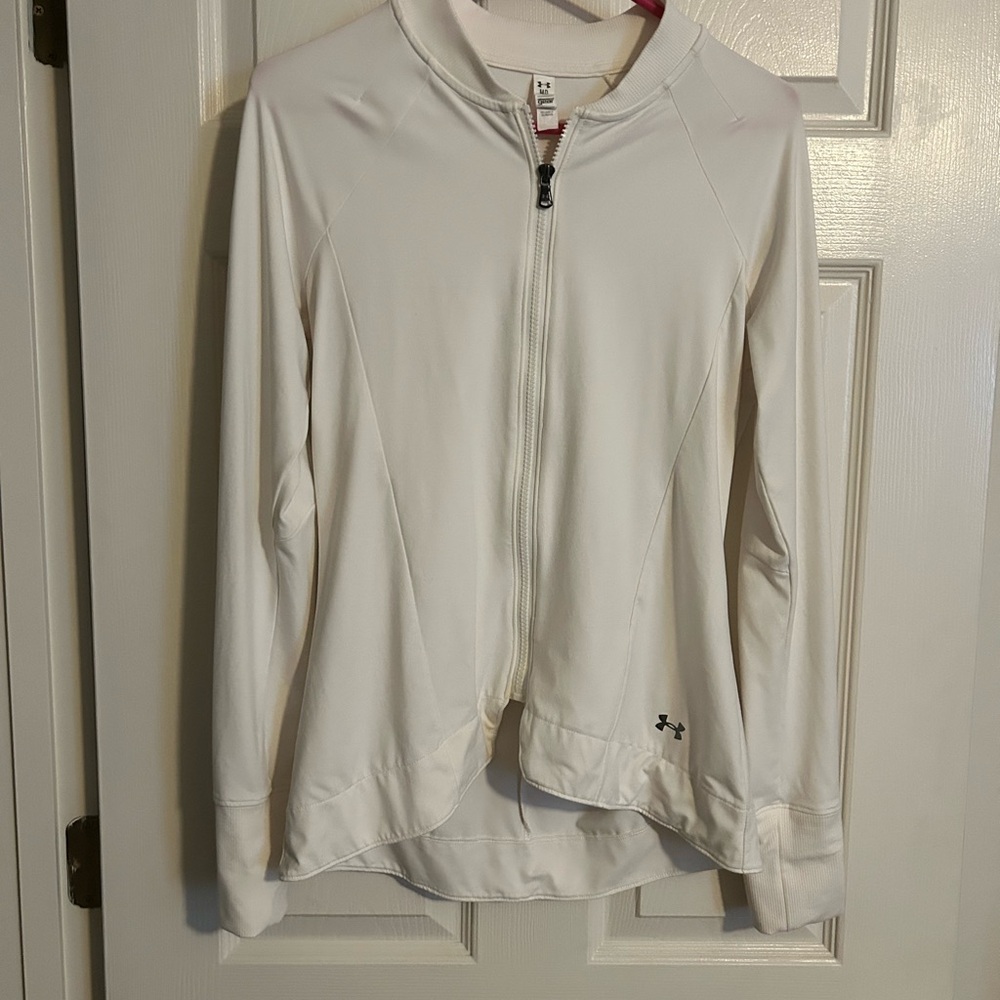 Under Armour Cream Full-Zip Jacket